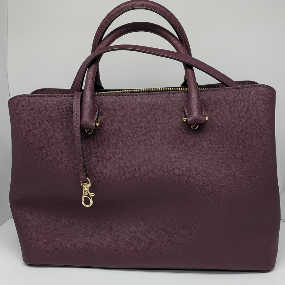 Michael Kors large satchel burgundy - Picture 2 of 6
